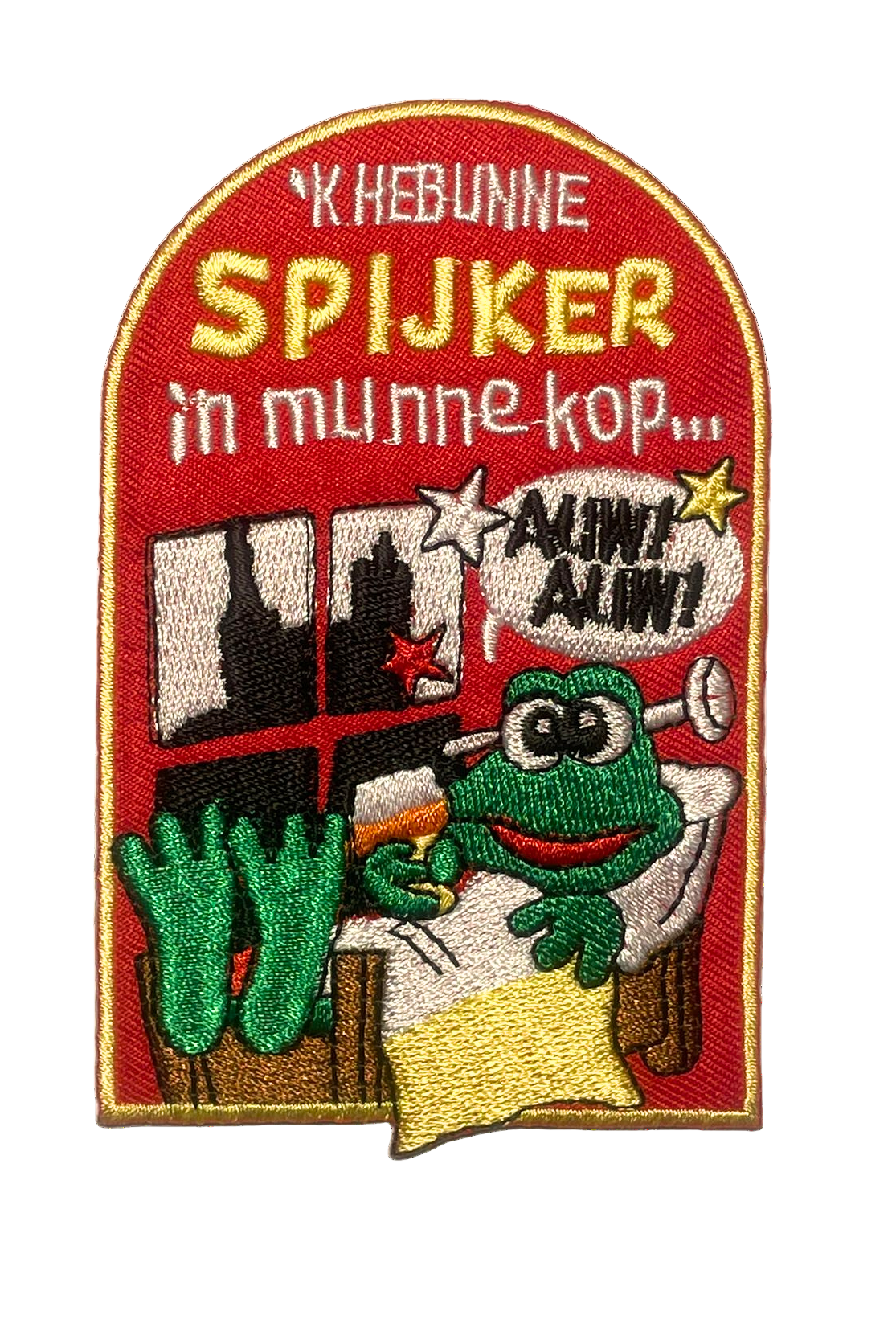 Spijker in munne kop